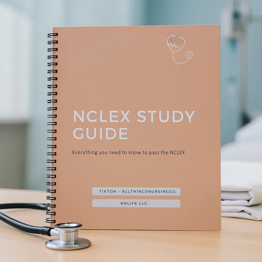 NCLEX Study Guide (50% OFF)